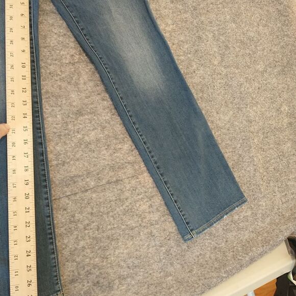 American Eagle Jean Mens 28x30 Original Straight Dark Blue Stretch Denim Pants. - Picture 5 of 9